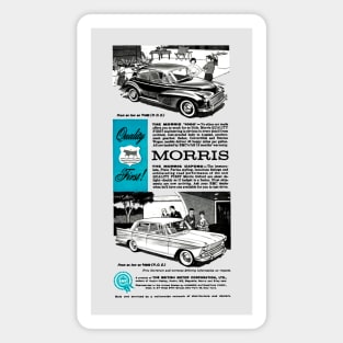 1959 MORRIS MINOR - MORRIS OXFORD - advert Magnet